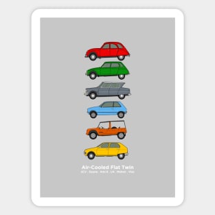 Citroen A series classic car collection Magnet